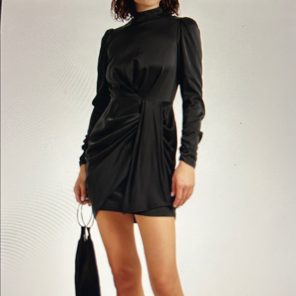 NWT Zimmermann Black Long Sleeve Dress